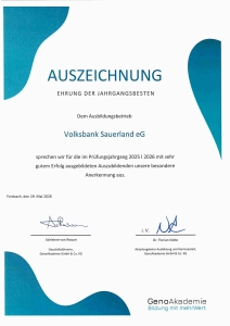 GenoAkademie Bestenehrung 2025-2026
